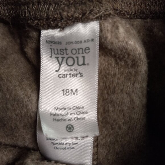 Just One You By Carters 18M Brown Polyester Baby Pants - Picture 4 of 5